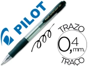 Capa do artigo Esferográfica Pilot Super Grip Preto - Retrátil -Com Grip- Tinta Base de Óleo