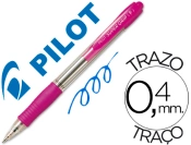 Capa do artigo Esferográfica Pilot Super Grip Rosa - Retrátil - Com Grip- Tinta Base De Óleo