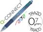 Esferografica q-connect 4 em 1, com as cores azul preto verde e ve - Preview