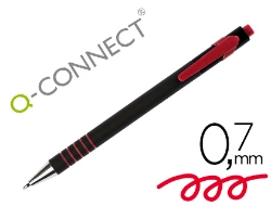Capa do artigo Esferografica q-connect retratil com grip 0,7 mm cor vermelha