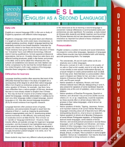 Capa do artigo Esl (English As A Second Language)