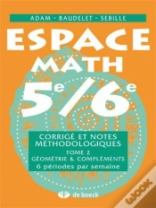 Capa do artigo Espace Math 5e/6e - Corrige Et Notes Methodologiques - T2 - Geometrie  Complements 6 Periodes/Semain