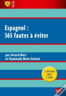 Capa do artigo Espagnol ; 365 Fautes À Éviter (2e Édition)