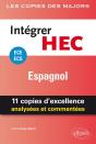 Espagnol ; Ece ; Intégrer Hec ; 25 Copies D'Excellence Analysées Et Commentées - Preview