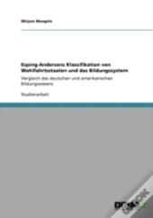 Esping-Andersens Klassifikation Von Wohlfahrtsstaaten Und Das Bildungssystem
