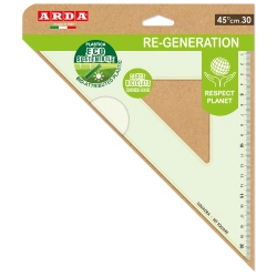 Capa do artigo Esquadro Arda Re-Generation 45º/30Cm Blister Re4530