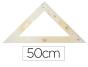 Esquadro faibo de plastico imitacao em madeira 50 cm - Preview