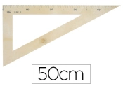 Capa do artigo Esquadro faibo de plastico imitacao em madeira 50 cm