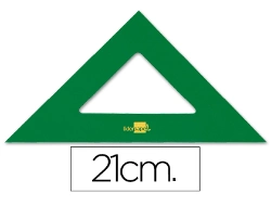 Capa do artigo Esquadro liderpapel 21 cm plastico verde