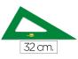 Esquadro liderpapel 32 cm plastico verde - Preview