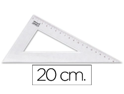 Capa do artigo Esquadro Liderpapel - Triângulo Plástico - 20 cm