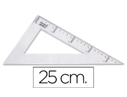 Capa do artigo Esquadro liderpapel triangulo plastico 25 cm
