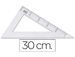 Capa do artigo Esquadro Liderpapel - Triângulo Plástico - 30 cm