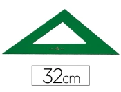 Capa do artigo Esquadro plastico especial 32 cm verde transparente