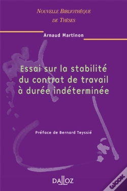 Capa do artigo Essai Sur La Stabilite Du Contrat De Travail A Duree Indeterminee