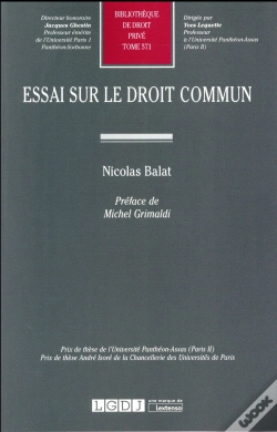Capa do artigo Essai Sur Le Droit Commun