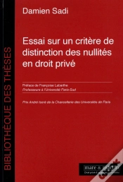 Capa do artigo Essai Sur Un Critère De Distinction Des Nullités En Droit Privé