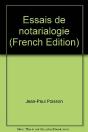 Essais De Notarialogie - Preview