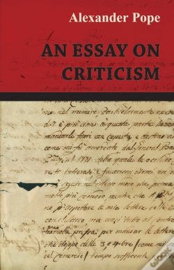 Capa do artigo Essay On Criticism
