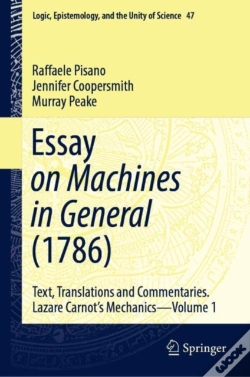 Capa do artigo Essay On Machines In General (1786)