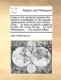 Essay On The Connexion Between The Doctr - Preview