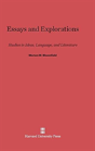 Essays And Explorations - Preview