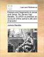 Essays And Fragments In Prose And Verse. - Preview
