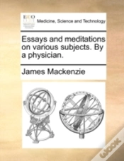 Capa do artigo Essays And Meditations On Various Subjec