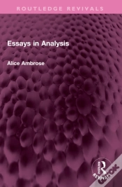 Capa do artigo Essays In Analysis