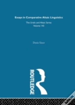 Capa do artigo Essays In Comparative Altaic Linguistics
