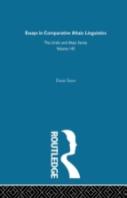 Essays In Comparative Altaic Linguistics