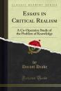 Essays In Critical Realism - Preview