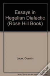 Capa do artigo Essays In Hegelian Dialectic