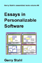 Essays In Personalizable Software - Preview