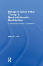 Essays In Social Value Theory: A Neoinstitutionalist Contribution - Preview