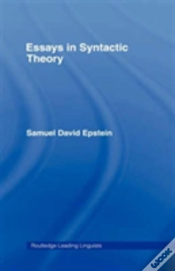 Capa do artigo Essays In Syntactic Theory