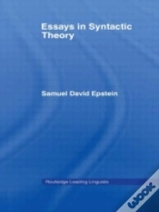 Capa do artigo Essays In Syntactic Theory