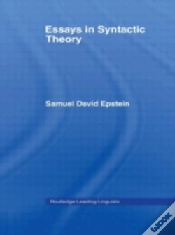 Capa do artigo Essays In Syntactic Theory