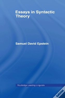 Capa do artigo Essays In Syntactic Theory
