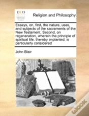 Capa do artigo Essays, On, First, The Nature, Uses, And