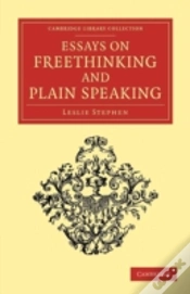 Capa do artigo Essays On Freethinking And Plain Speaking