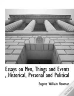 Capa do artigo Essays On Men, Things And Events , Histo