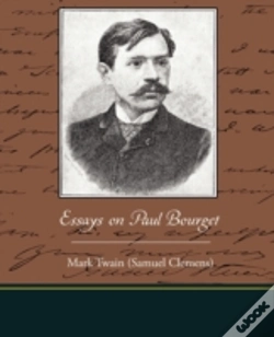 Capa do artigo Essays On Paul Bourget