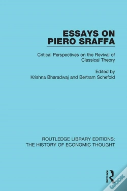 Capa do artigo Essays On Piero Sraffa