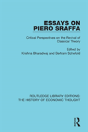Essays On Piero Sraffa - Preview