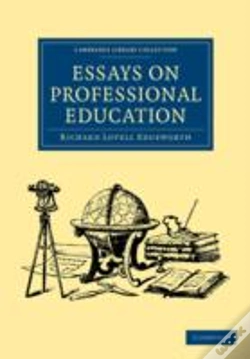 Capa do artigo Essays On Professional Education