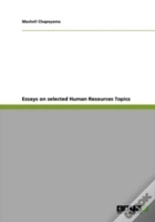 Capa do artigo Essays On Selected Human Resources Topics