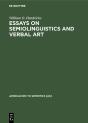 Essays On Semiolinguistics And Verbal Art - Preview