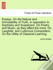 Capa do artigo Essays. On The Nature And Immutability O