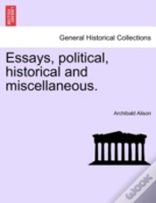 Capa do artigo Essays, Political, Historical And Miscel